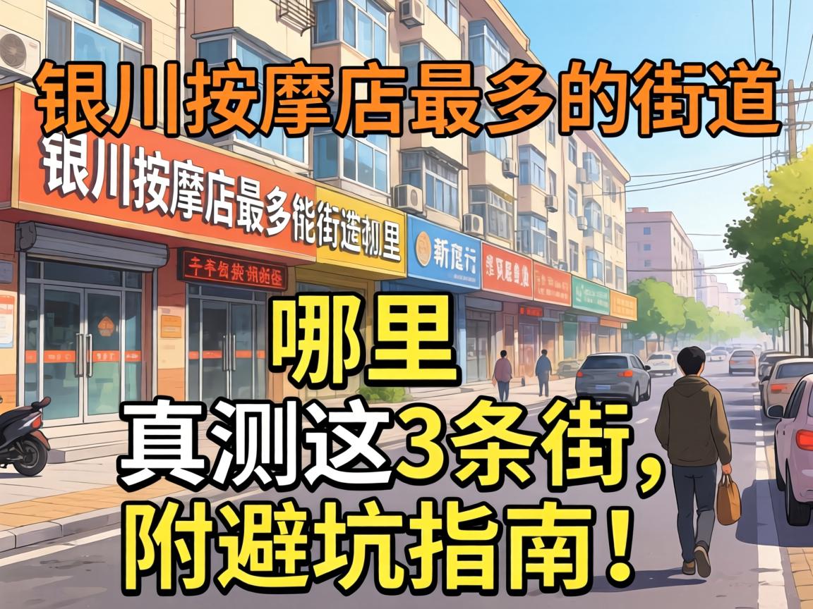 银川推拿店最多的街路是哪里？实测这3条街，附避坑指南！