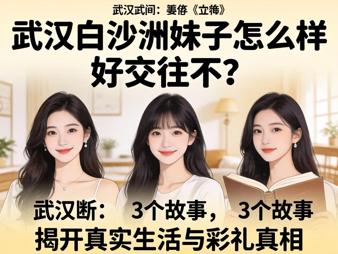 武汉白沙洲妹子怎么样，好交往不？3个故事，揭开真实生活与彩礼真相