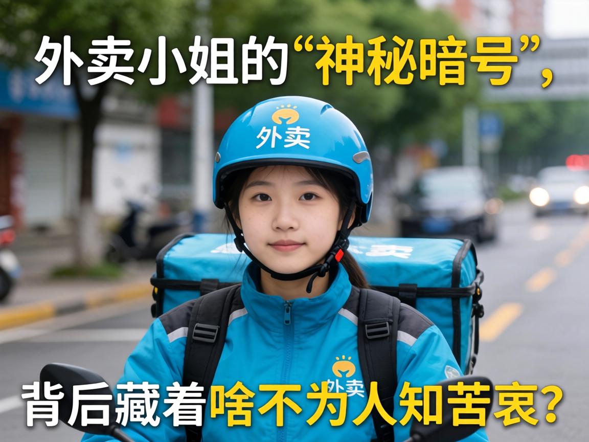 外卖小姐的“神秘暗号”，背后藏着啥不为人知的苦衷？