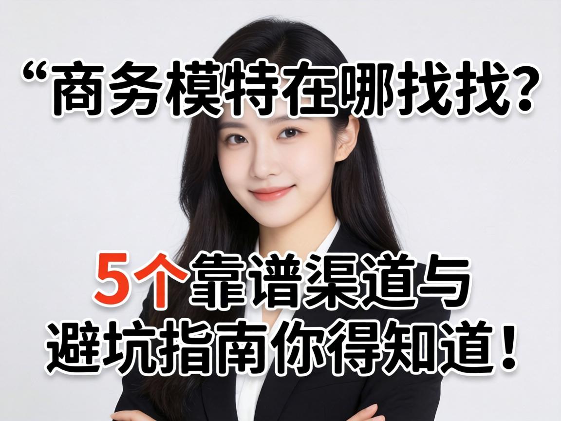 商务模特在哪找?这5个靠谱渠道与避坑指南你得知道!