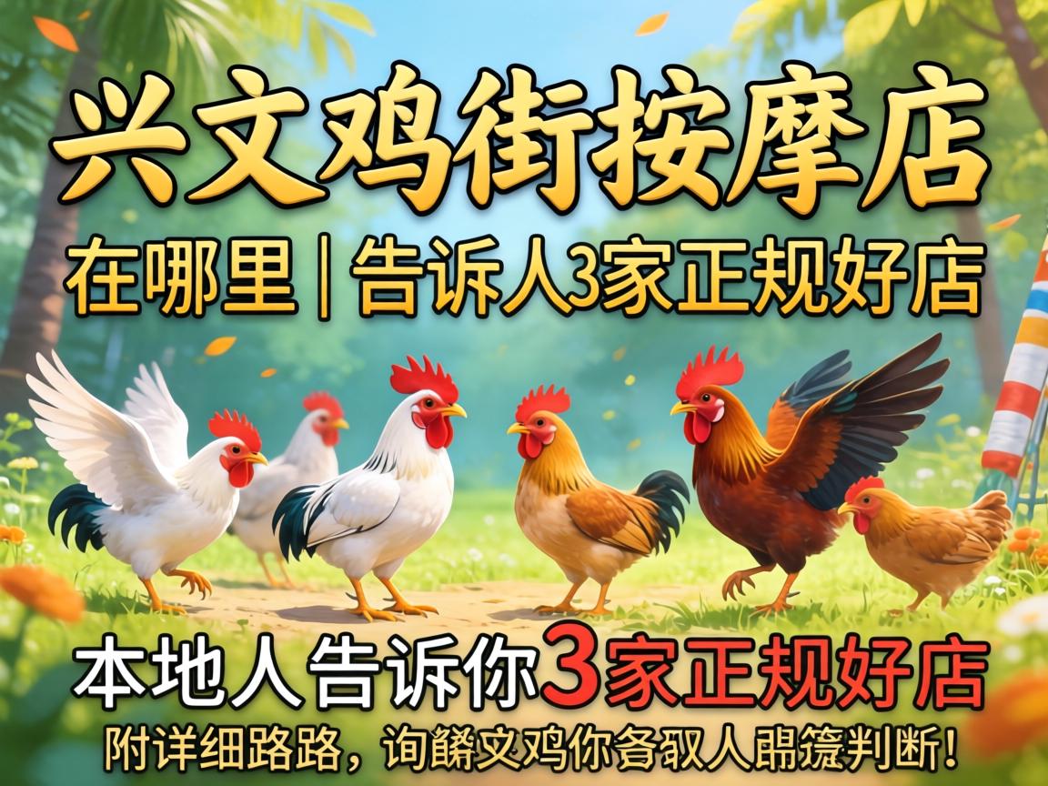 兴文鸡街推拿店在那里｜外地人告诉你3家正规好店 附详细蹊径