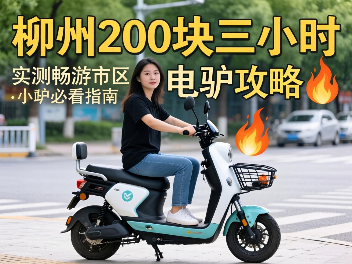 柳州200块三小时租电驴攻略_实测畅游市区必看指南?