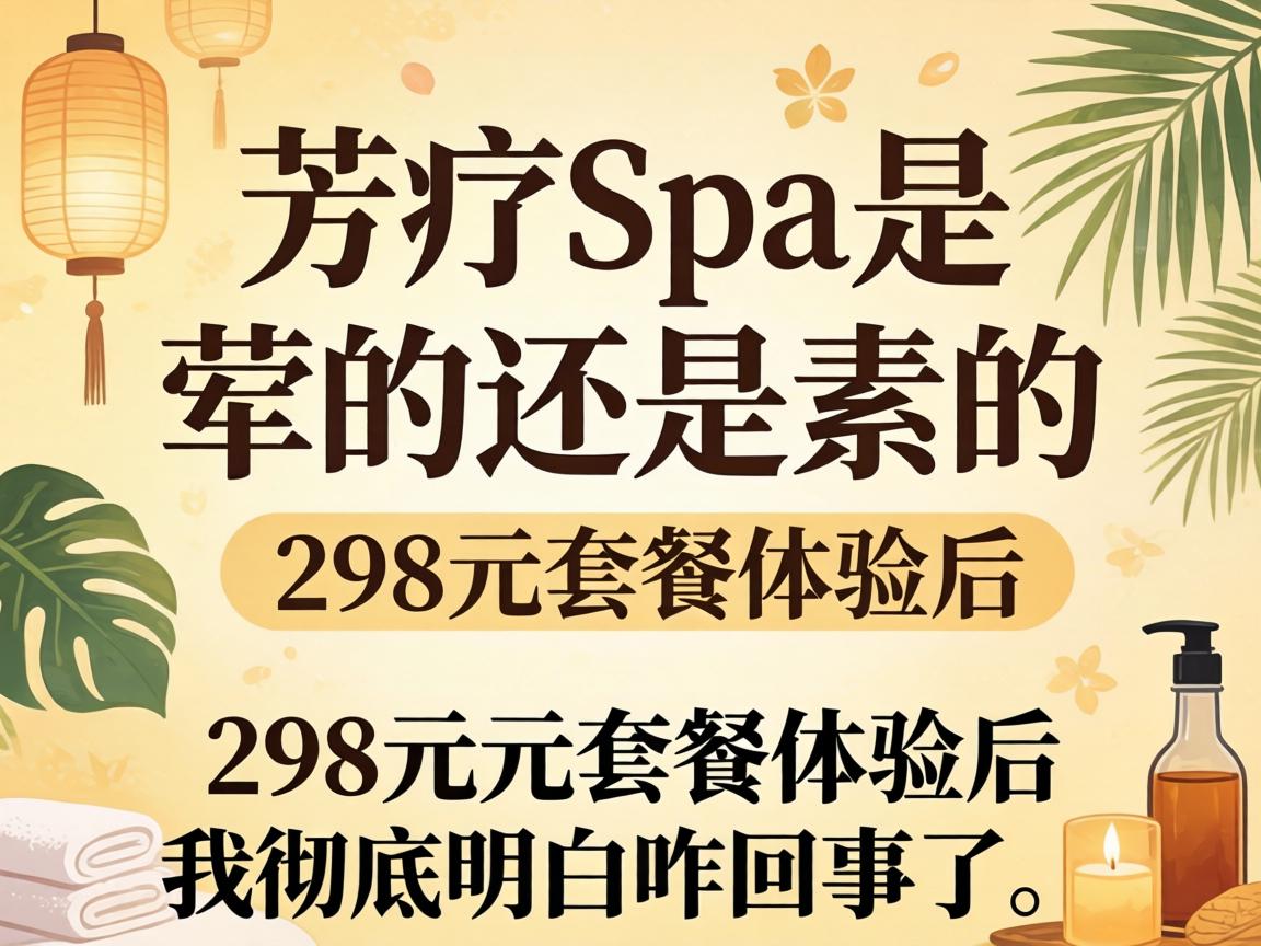 芳疗spa是荤的还是素的，298元套餐体验后，我彻底明白咋回事了