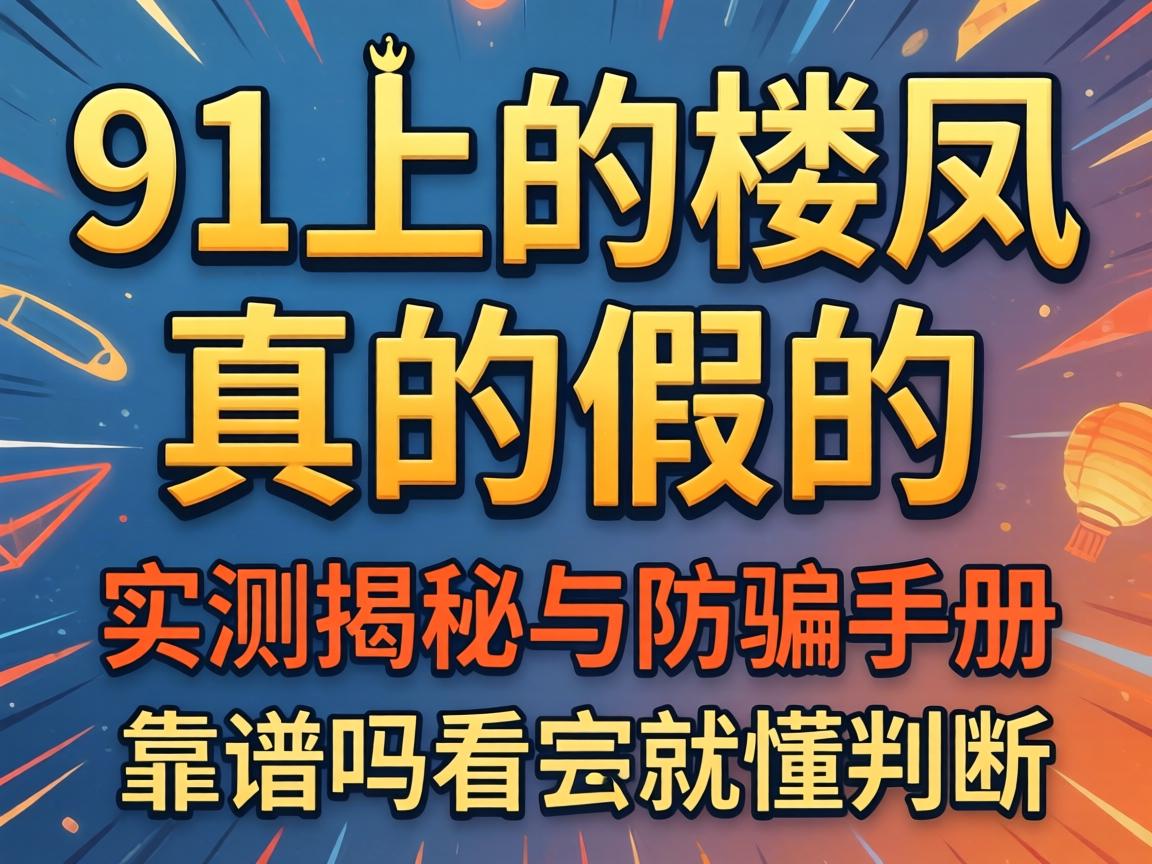 91上的楼凤真的假的实测揭秘与防骗手册靠谱吗看完就懂