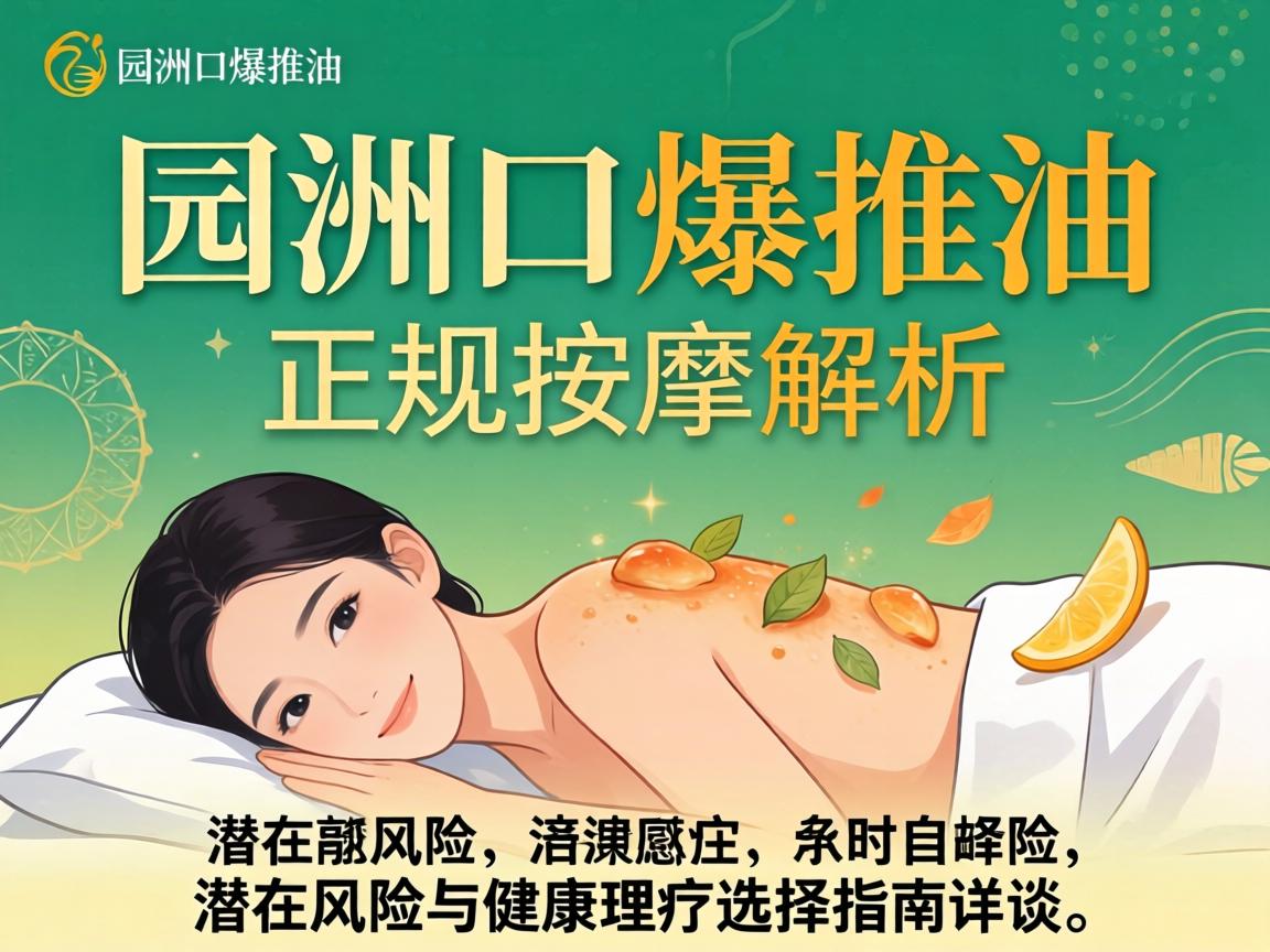 园洲口爆推油：正规推拿解析、潜在风险与健柯讽疗选择指南详谈