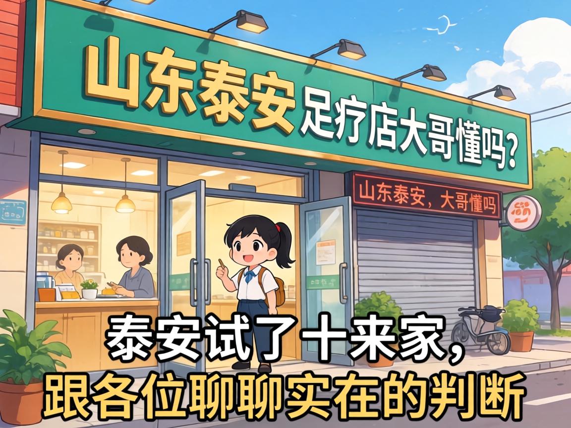 山东泰安足疗店有大哥懂吗？在泰安试了十来家，跟各位聊聊实在的