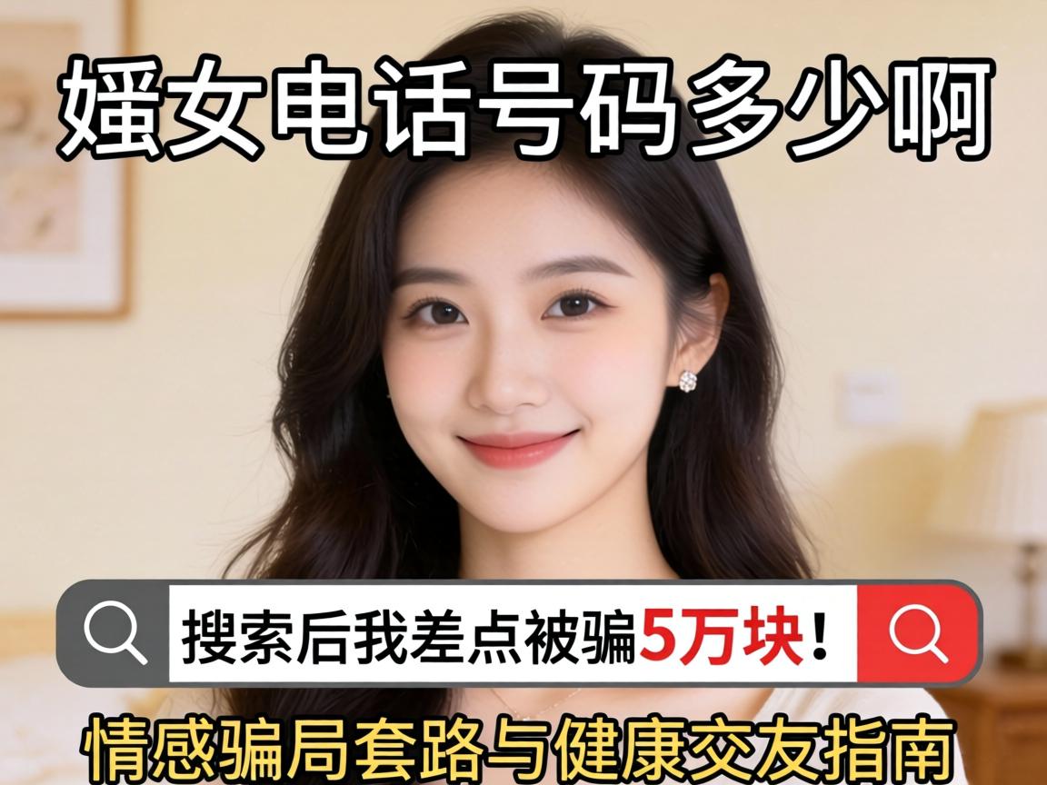婬女电话号码多少啊,搜索后我差点被骗5万块!这些情感骗局套路与健康交友指南