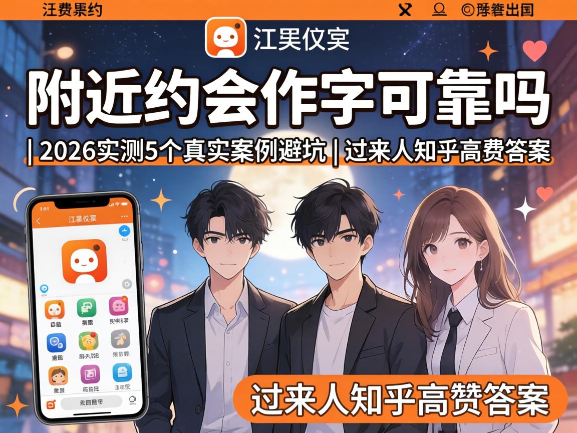 附近约会软件可靠吗 | 2026实测5个真实案例避坑 | 过来人知乎高赞答案