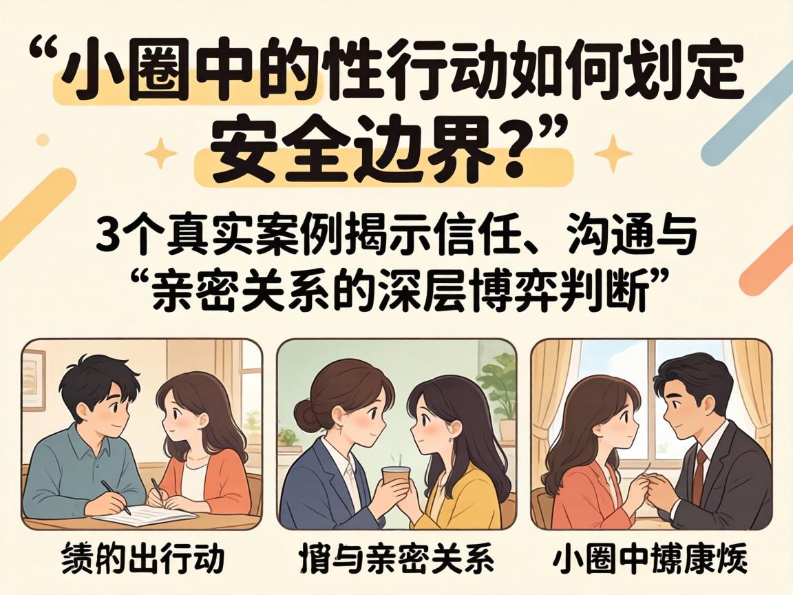 幼圈中的性行为，若何划定安全天堑？3个真实案例揭示信赖、沟通与亲切关系的深层博弈
