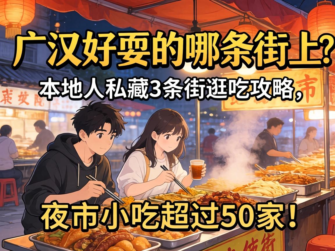 广汉好耍的在哪条街上？本地人私藏3条街逛吃攻略，夜市小吃超过50家！
