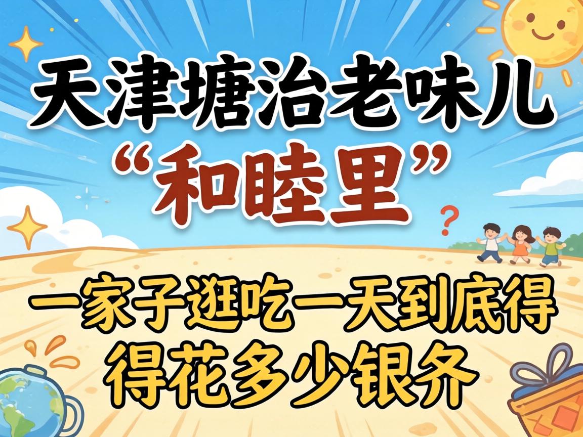 在天津塘沽的老味儿“和睦里”，一家子逛吃一天到底得花多少银子？
