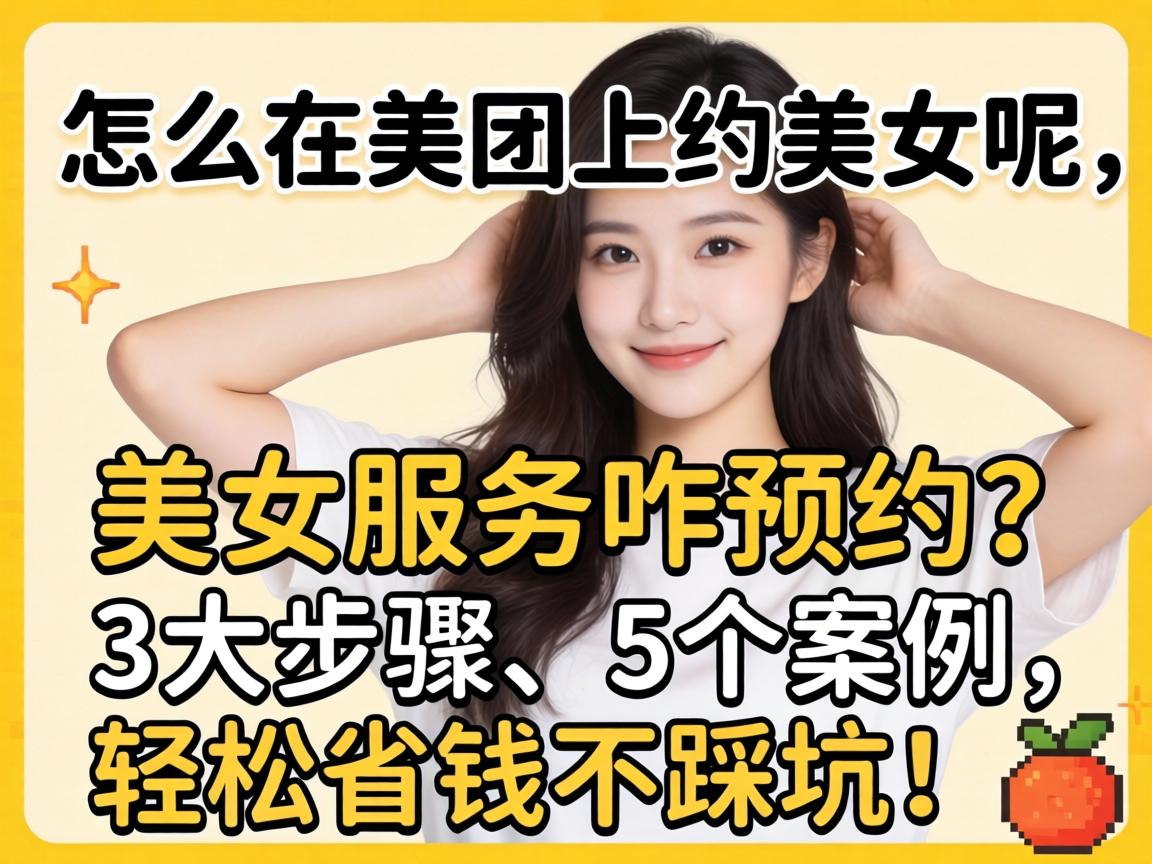 怎么在美团上约美女呢，美女服务咋预约？3大步骤、5个案例，轻松省钱不踩坑！