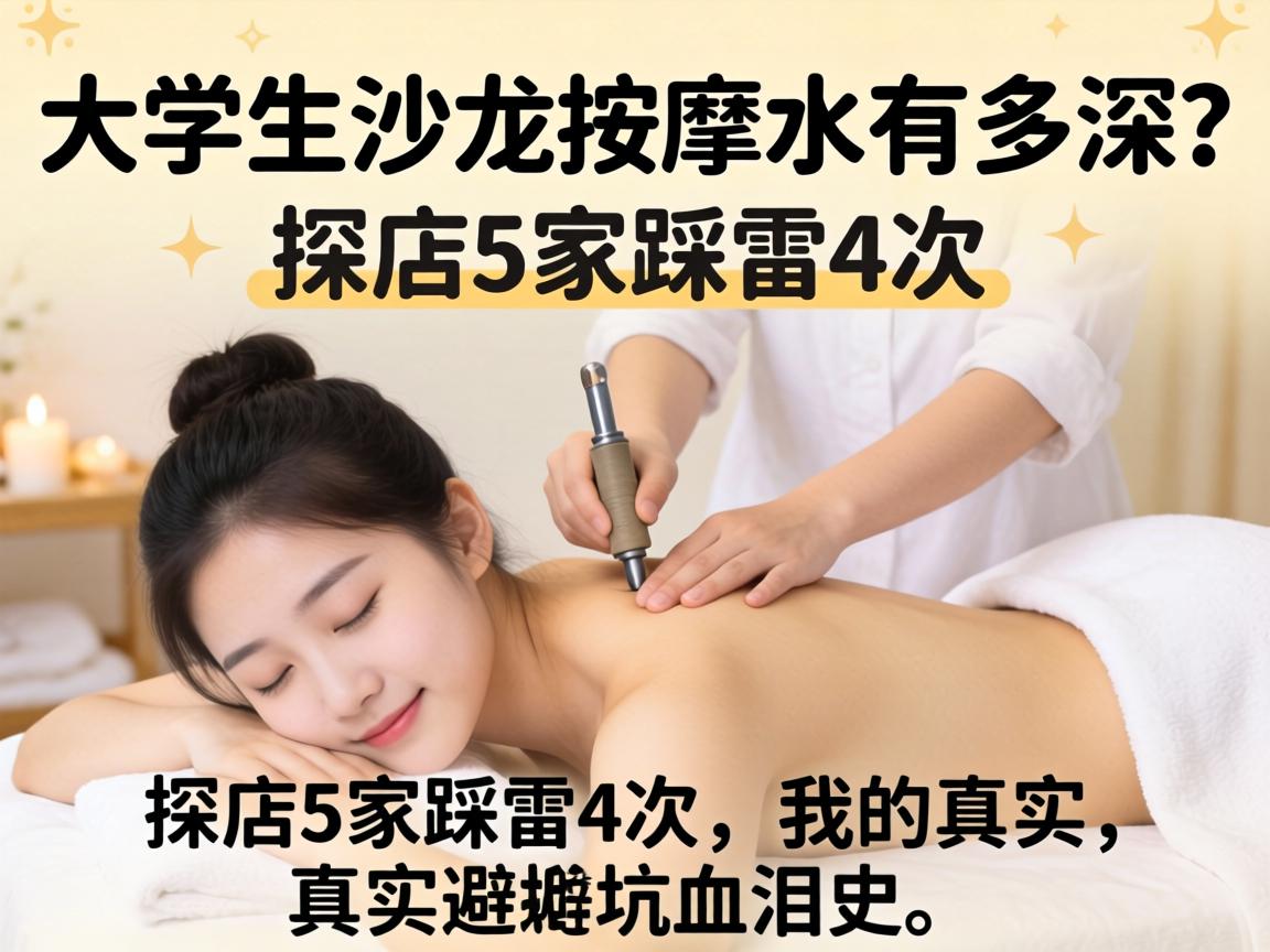 女大学生沙龙按摩，水有多深？探店5家踩雷4次，我的真实避坑血泪史