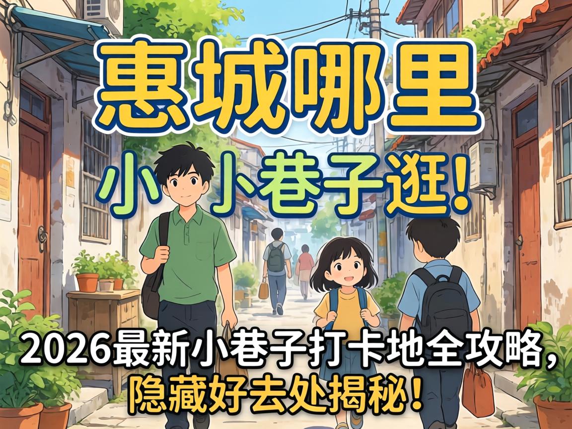 惠城哪里有幼小路可游的？2026最新幼小路打卡地全攻略，暗藏好去向揭秘！
