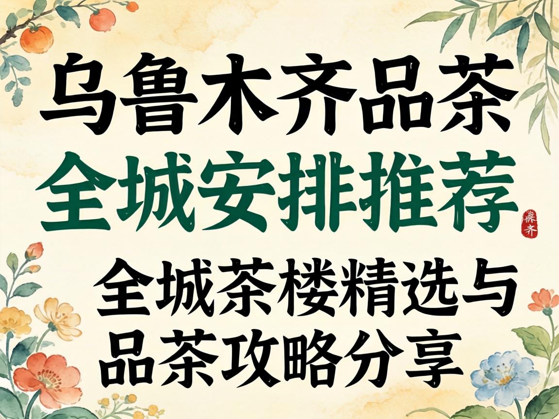 乌鲁木齐品茶全城铺排推荐：全城茶室精选与品茶攻略分享