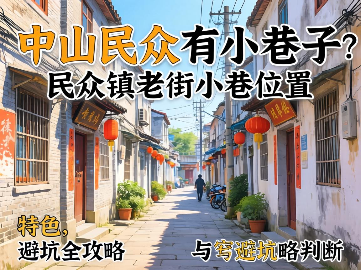 中山民众有小巷子吗?民众镇老街小巷位置、特色与避坑全攻略