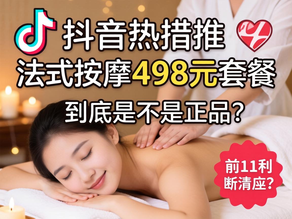 抖音上热推的法式按摩498元套餐，到底是不是正品？