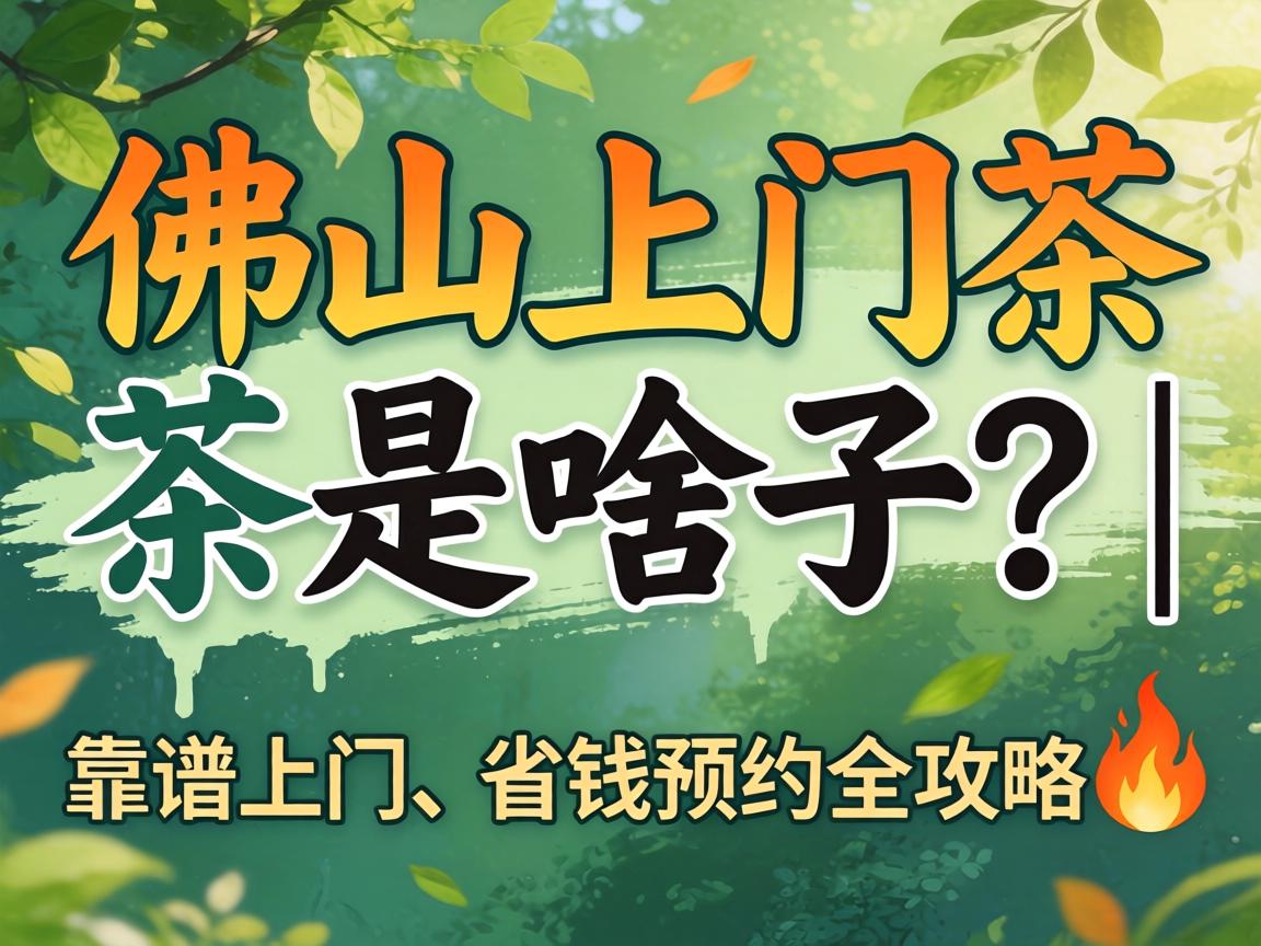 佛山上门茶是啥子？| 靠谱上门、省钱预约全攻略?