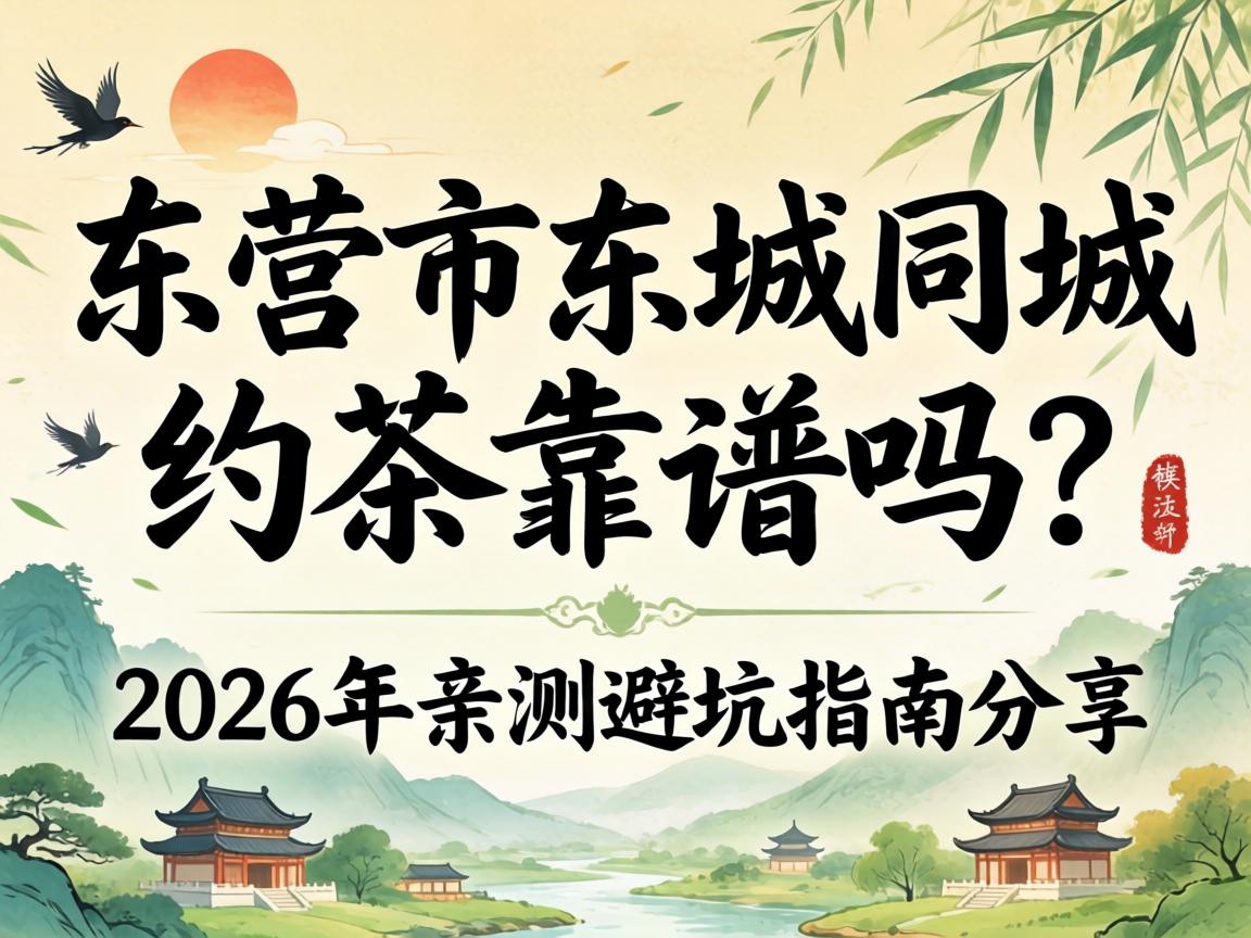 东营市东城同城约茶靠谱吗?2026年亲测避坑指南分享
