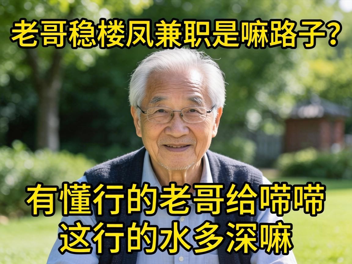 老哥稳楼凤兼职是嘛路子？有懂行的老哥给唠唠这行的水多深嘛？