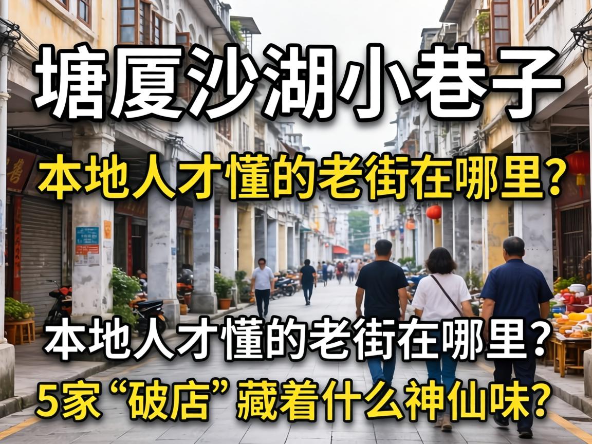 塘厦沙湖小巷子，本地人才懂的老街在哪？5家“破店”藏着什么神仙味？