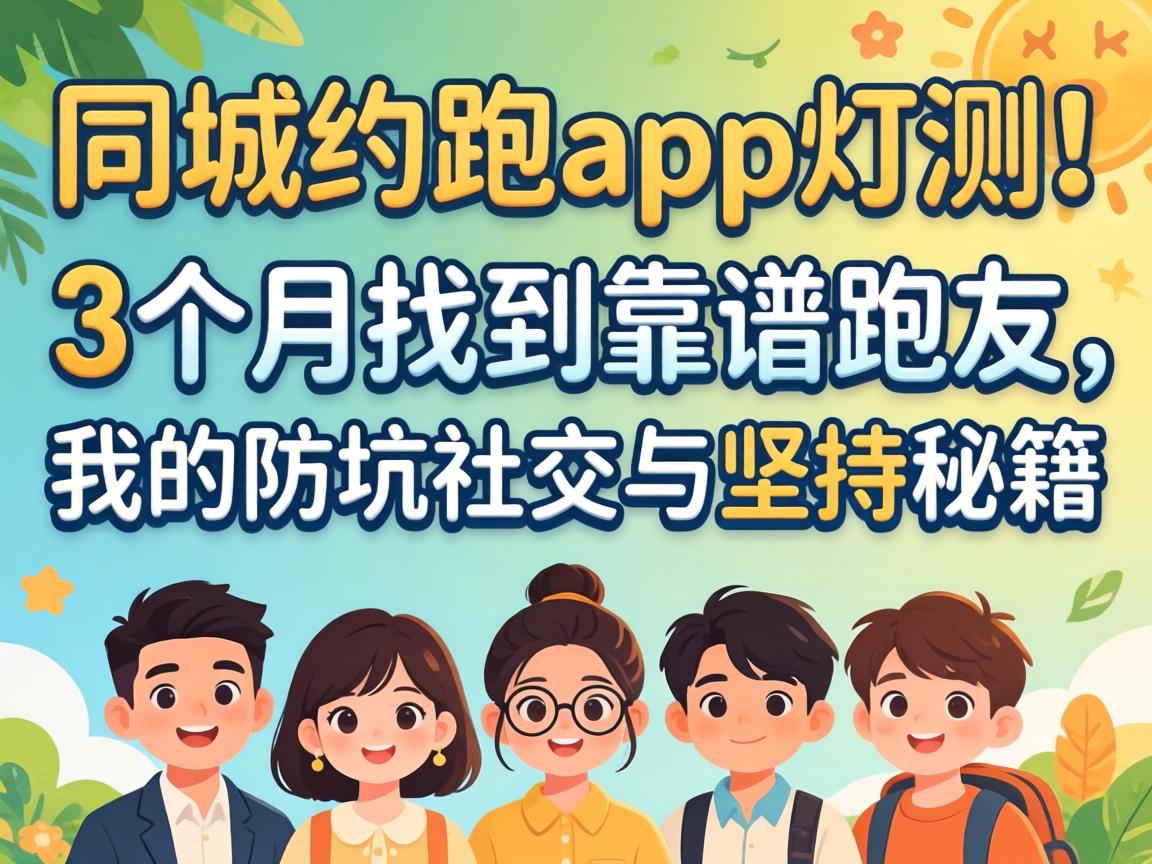 同城约跑app实测！3个月找到靠谱跑友，我的防坑社交与对峙秘籍