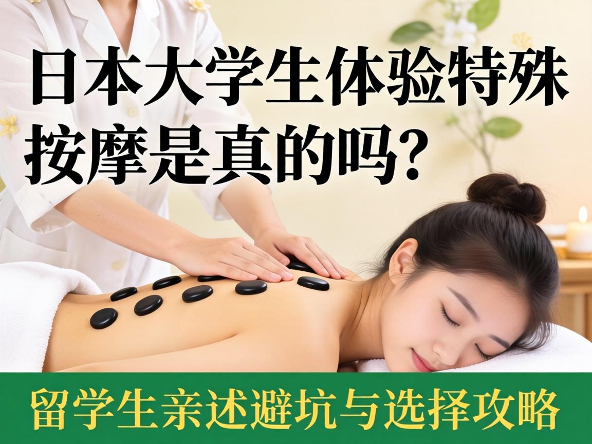 日本大学生履历特殊推拿是真的吗？留学生亲述避坑与选择攻略