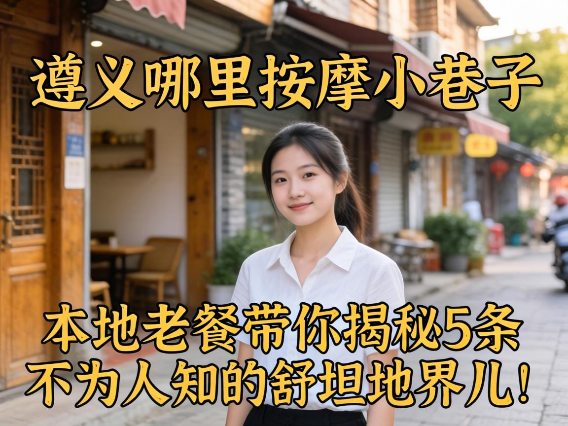 遵义那里有推拿小巷子？？？？外地老饕带你揭秘5条不为人知的舒坦地界儿！