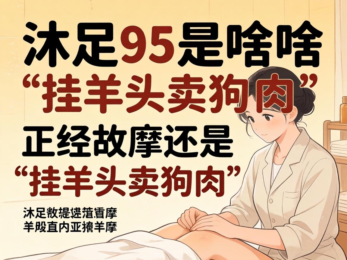 沐足95是啥意思？是正经按摩还是“挂羊头卖狗肉”？