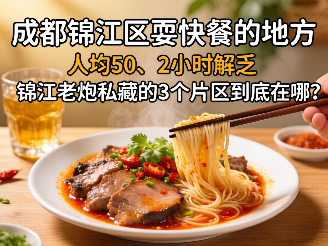 成都锦江区耍快餐的地方，人均50、2小时解乏，锦江老炮私藏的3个片区到底在哪？