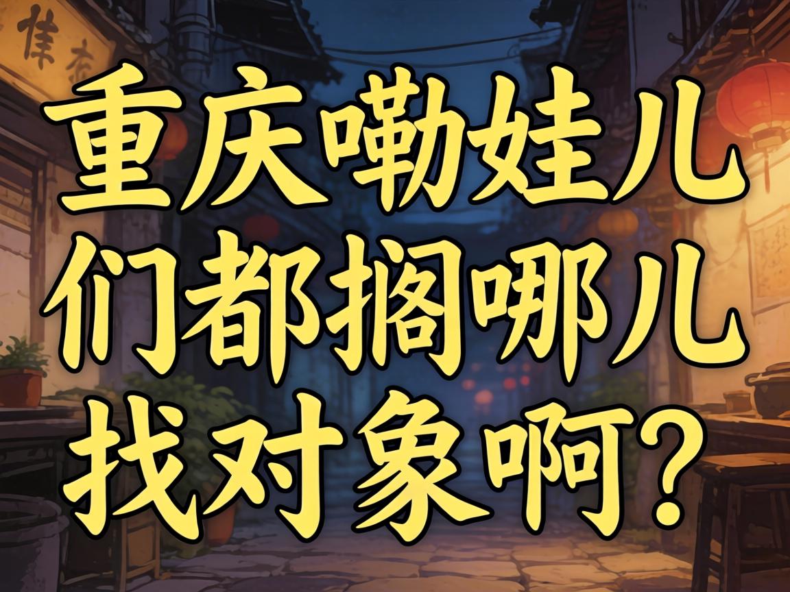 重庆嘞娃儿们都搁哪儿找对象啊？