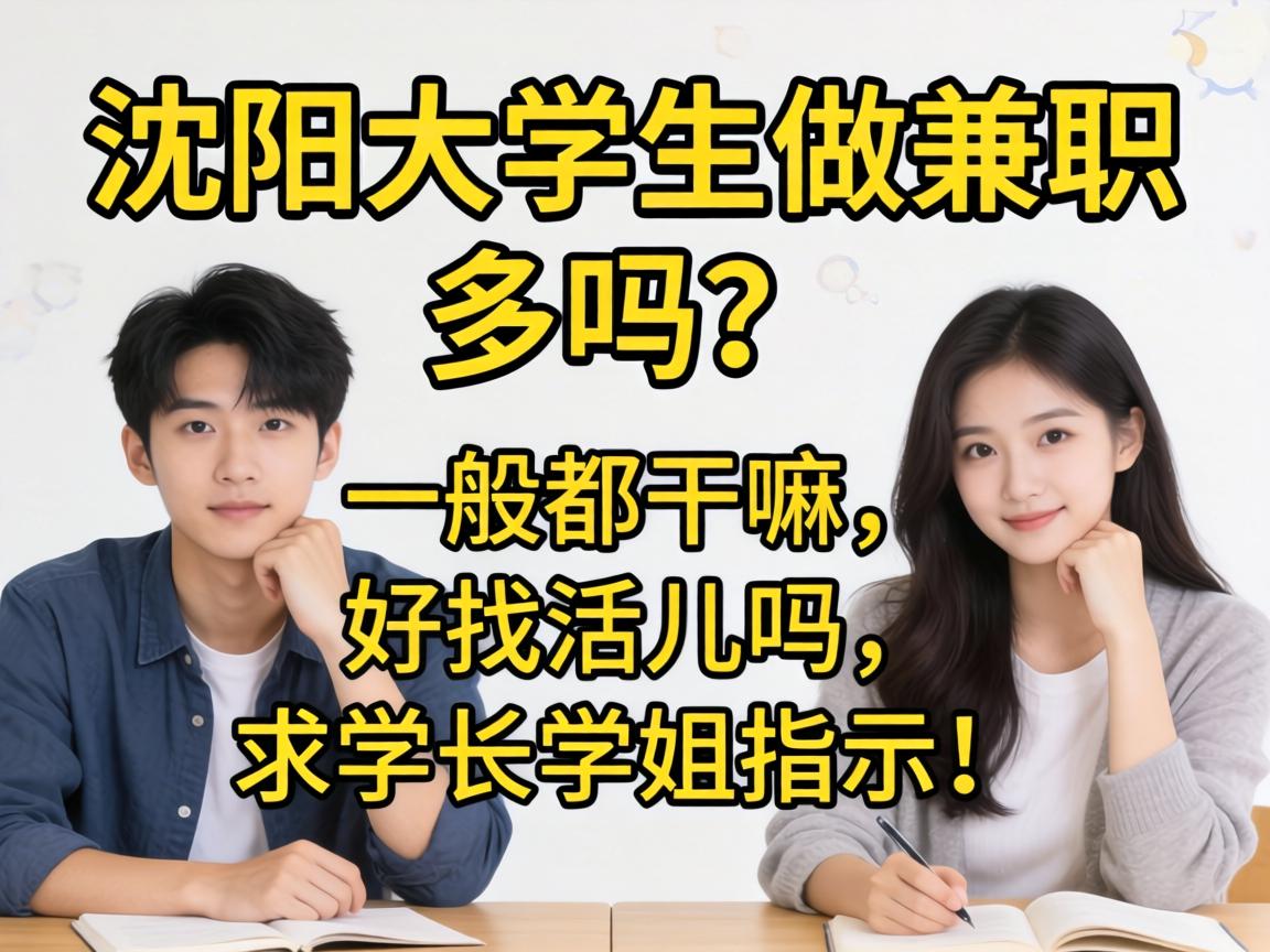 沈阳大学生做兼职的多吗？通常都干嘛，好找活儿吗？肄业长学姐领导！