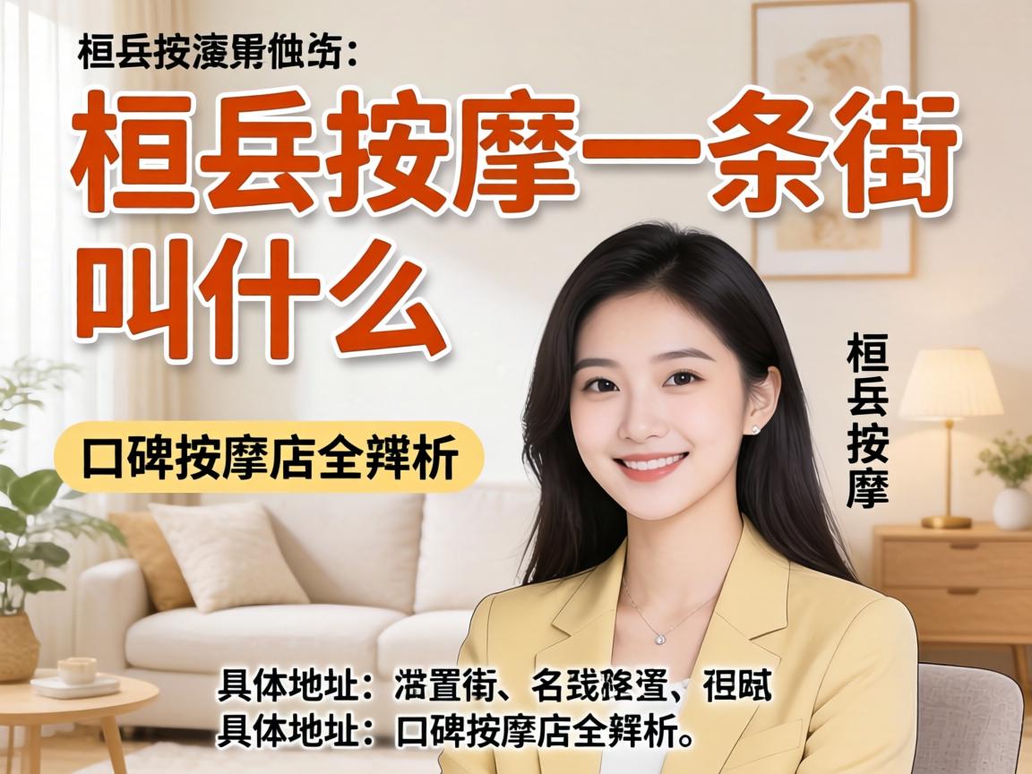 桓台按摩一条街叫什么名字具体地址位置及口碑按摩店全解析