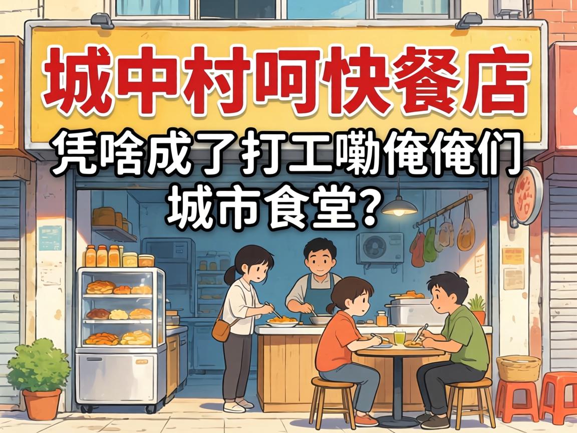 城中村嘅快餐店，凭啥成了打工嘞俺们嘅城市食堂？