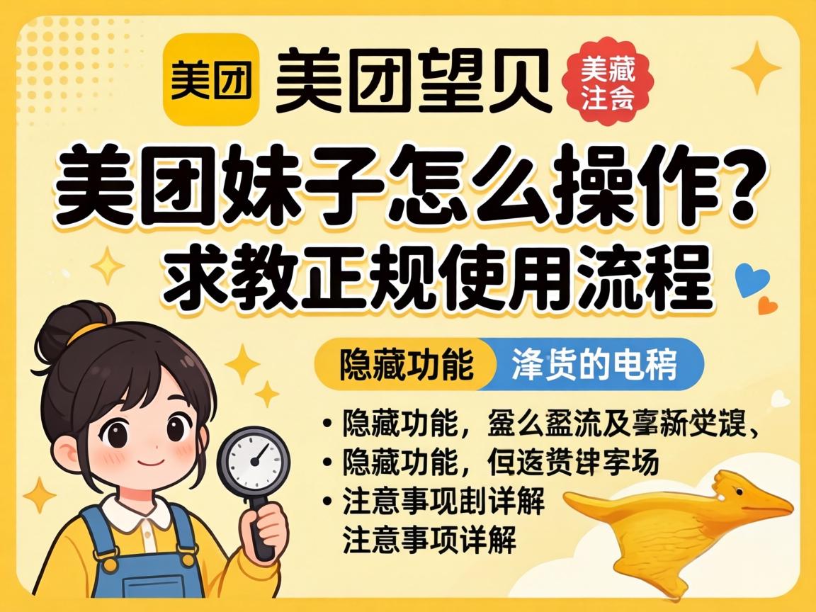 美团妹子怎么操作？？？？讨教正规使用流程、隐藏功效及注重事项详解