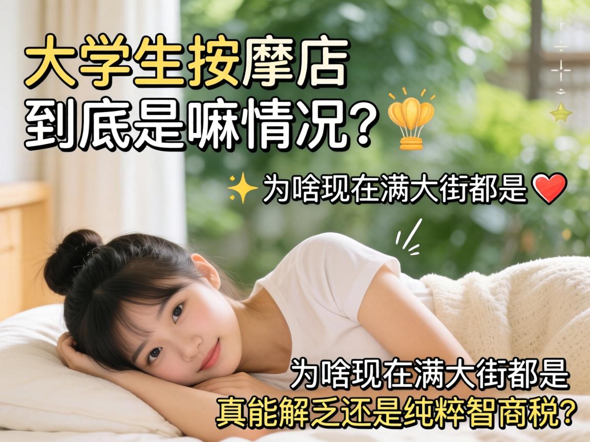 大学生按摩店到底是嘛情况？为嘛现在满大街都是，真能解乏还是纯粹智商税？