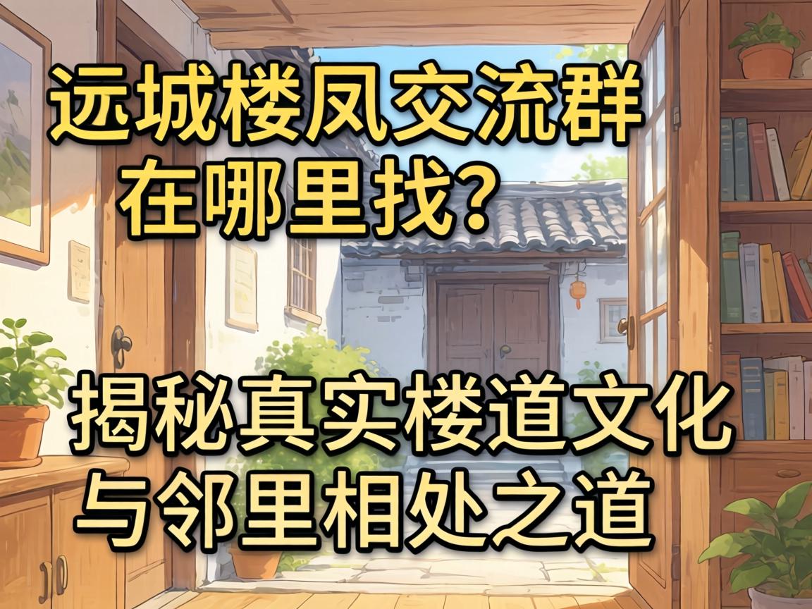 运城楼凤交流群在哪找?揭秘真实楼道文化与邻里相处之道