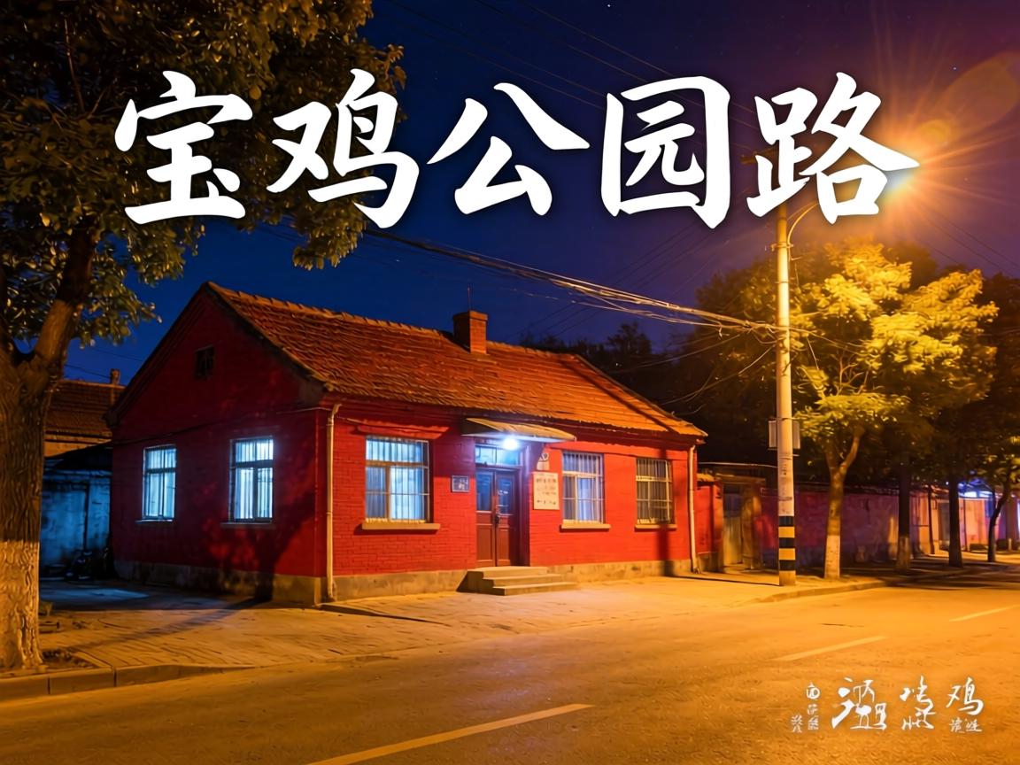 宝鸡公园路晚上有红屋子吗？