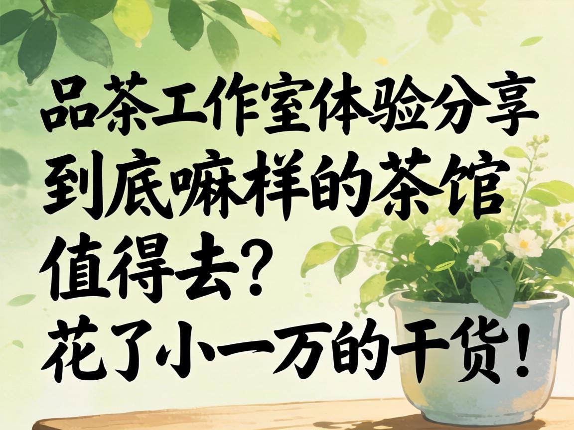 品茶工作室履历分享：到底嘛样的茶馆值得去？花了幼一万的干货！