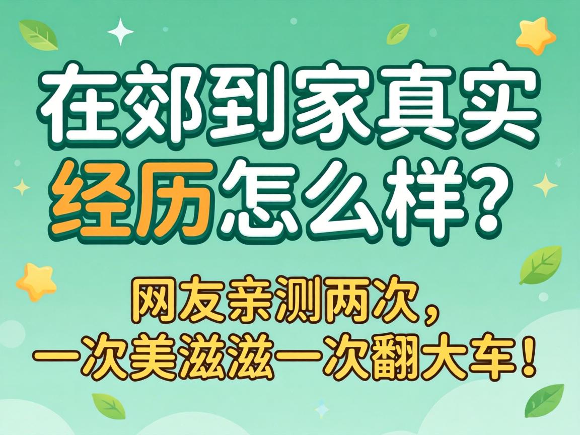 东郊到家真实经历怎么样？网友亲测两次，一次美滋滋一次翻大车！