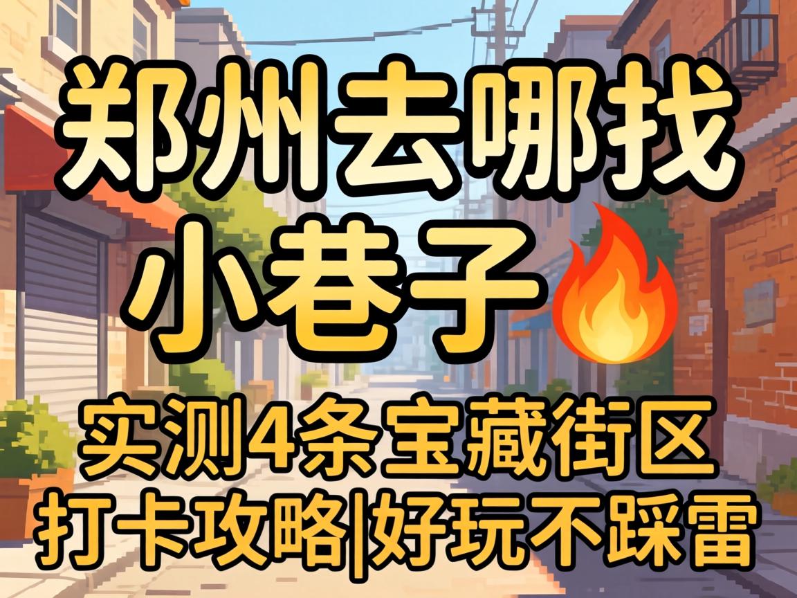 郑州去哪找小巷子?实测4条宝藏街区打卡攻略|好玩不踩雷