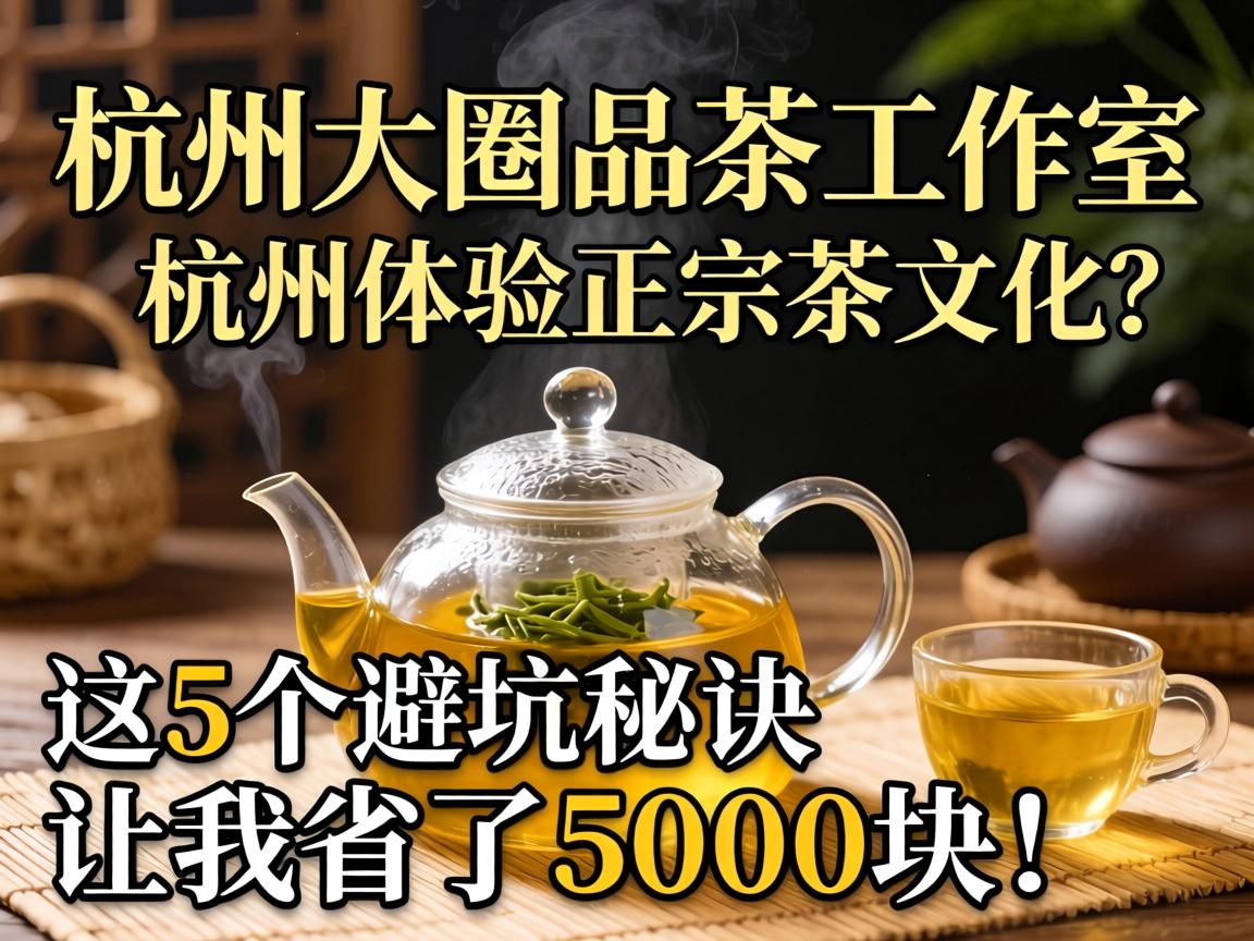 荆门大圈品茶工作室，想在荆门履历正宗茶文化？这5个避坑法门让我省了5000块！