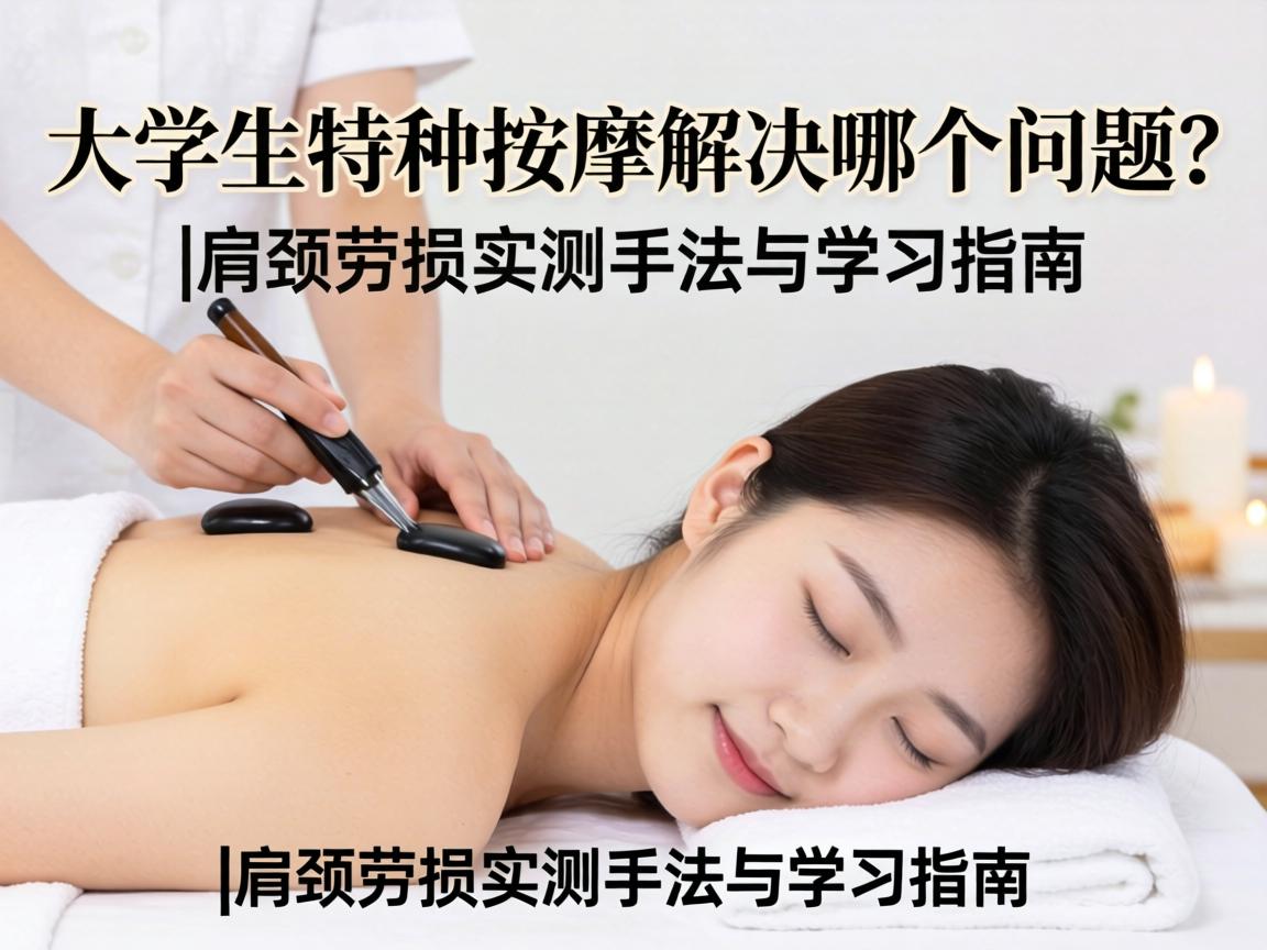 女大学生特种推拿解决哪个问题？|肩颈劳损实测手法与进建指南