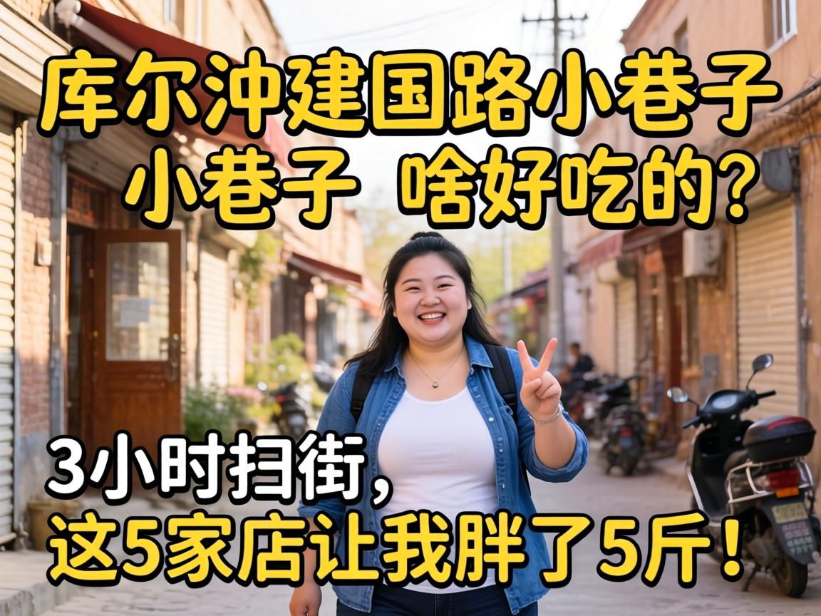 库尔勒建国路小巷子有啥好吃的？3小时扫街，这5家店让我胖了5斤！