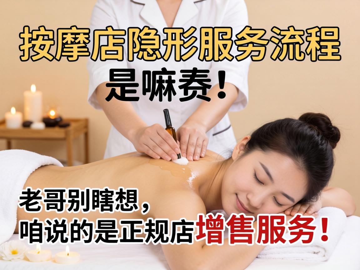 按摩店隐形服务流程是嘛？老哥别瞎想，咱说的是正规店的增值服务！
