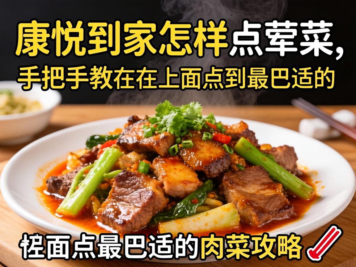 康悦到家怎么点荤菜_手把手教你在上面点到最巴适的肉菜攻略?