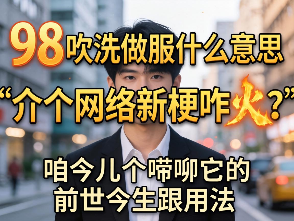 98吹洗做服什么意思？？？介个网络新梗咋火的，，，咱今儿个唠唠它的宿世今生跟用法