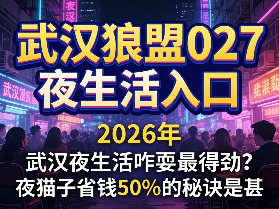武汉狼盟027夜生活入口, 2026年武汉夜生活咋耍最得劲？夜猫子省钱50%的秘诀是甚？