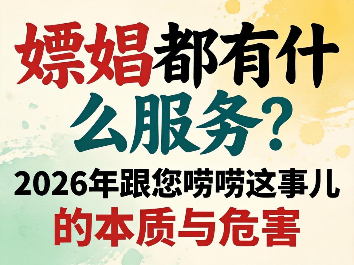 嫖娼都有什么服务？2026年跟您唠唠这事儿的本质与危害