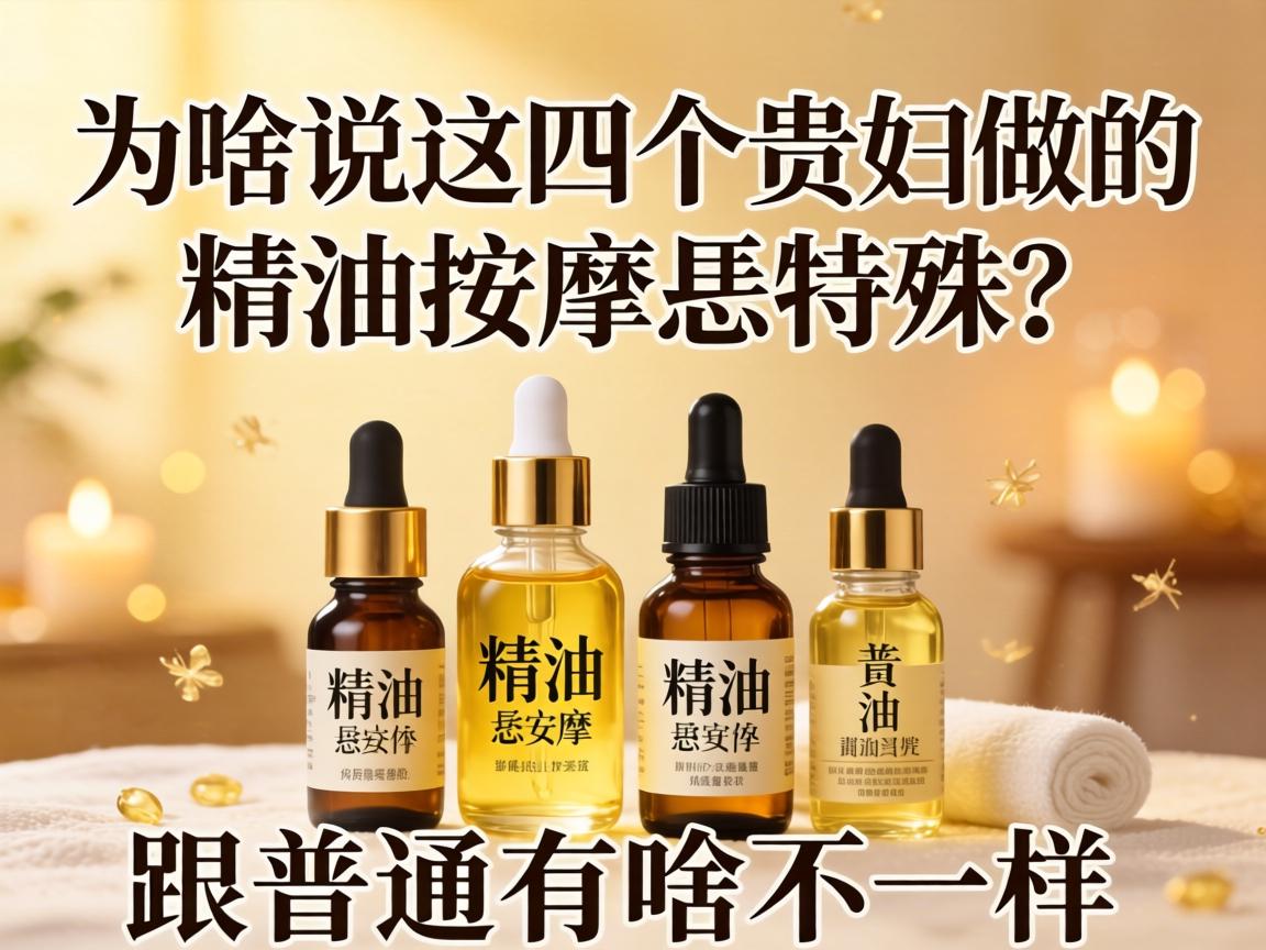 为啥说这四个贵妇做的精油推拿恁特殊？？？？？跟通俗推拿有啥纷歧样？？？？？